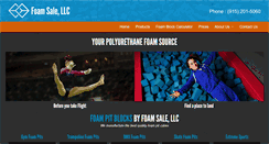 Desktop Screenshot of foamsale.com